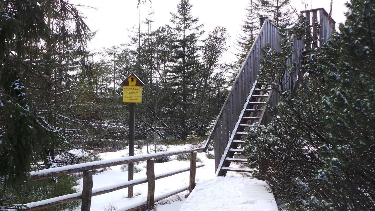 Ausflugsziel Hochmoor Kleiner Kranichsee am Henneberg (ca. 2,5 h Fußweg) Ausflugsziel Hochmoor Kleiner Kranichsee am Henneberg (ca. 2,5 h Fußweg)